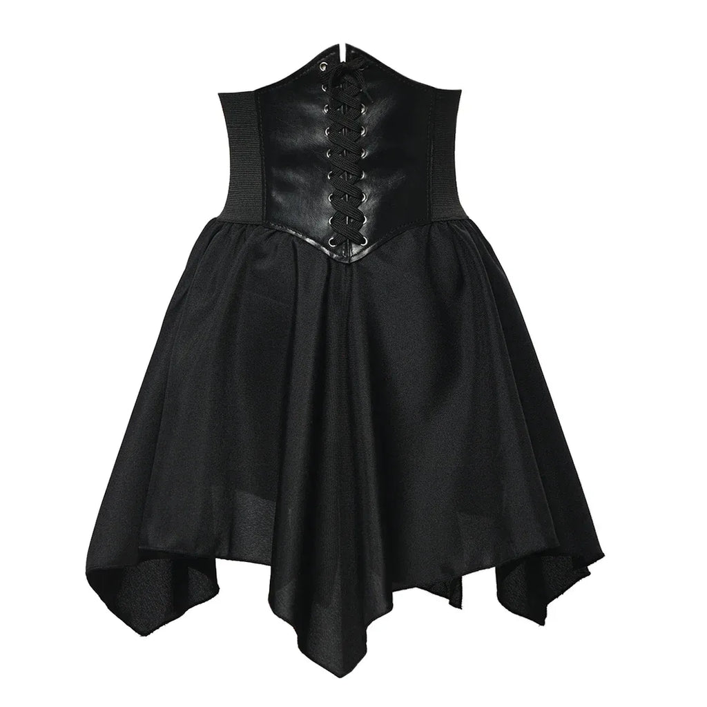 Gothic Steampunk Bustle Skirt – Victorian Corset Punk Style