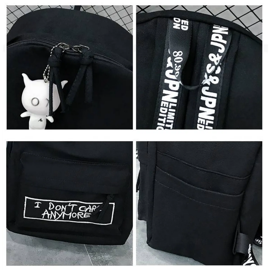 Harajuku Backpack - I Don't Care