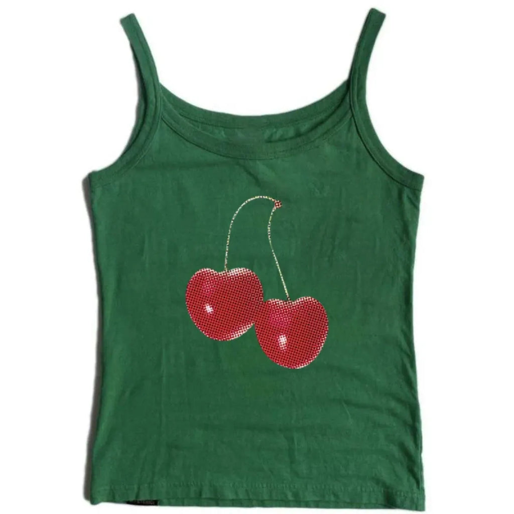 Harajuku Cherry Graphic Print T-Shirt