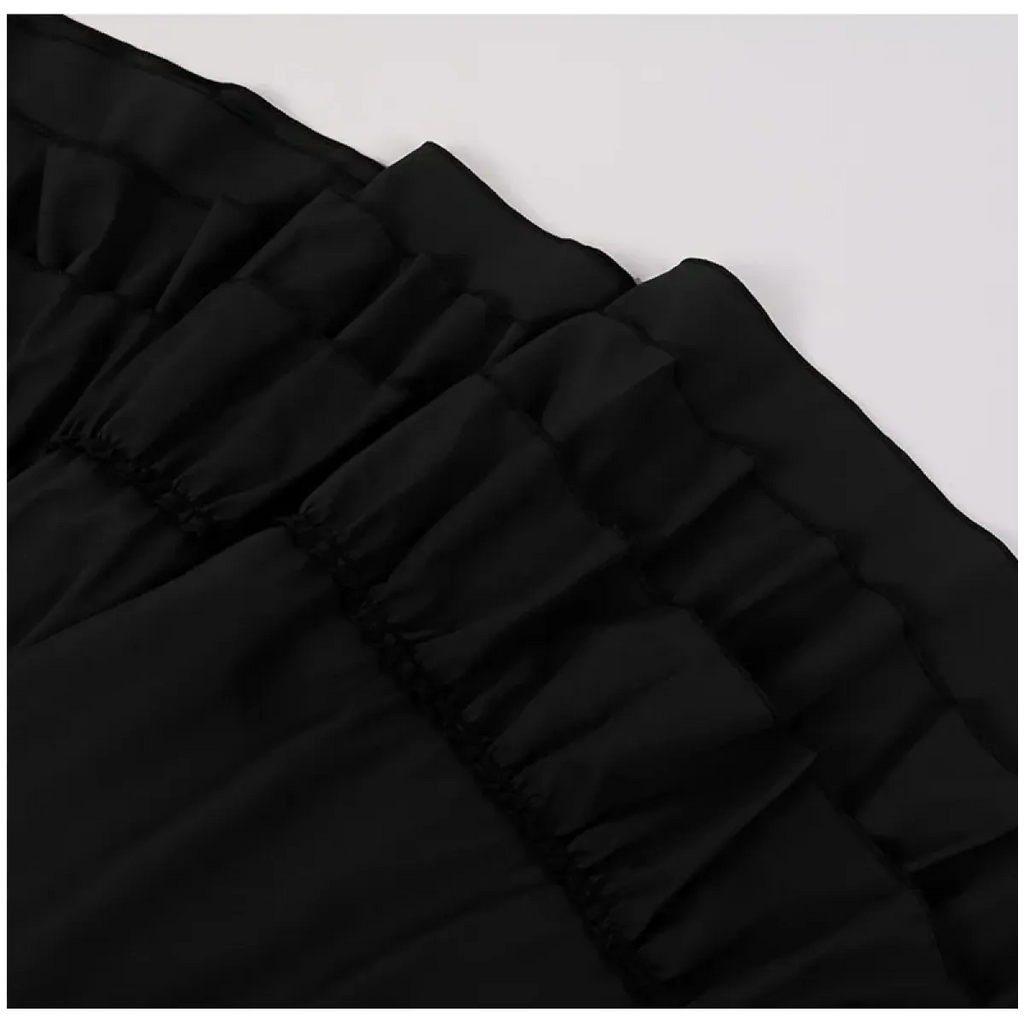 High Waist Victorian Ruffled Skirt – Gothic Steampunk