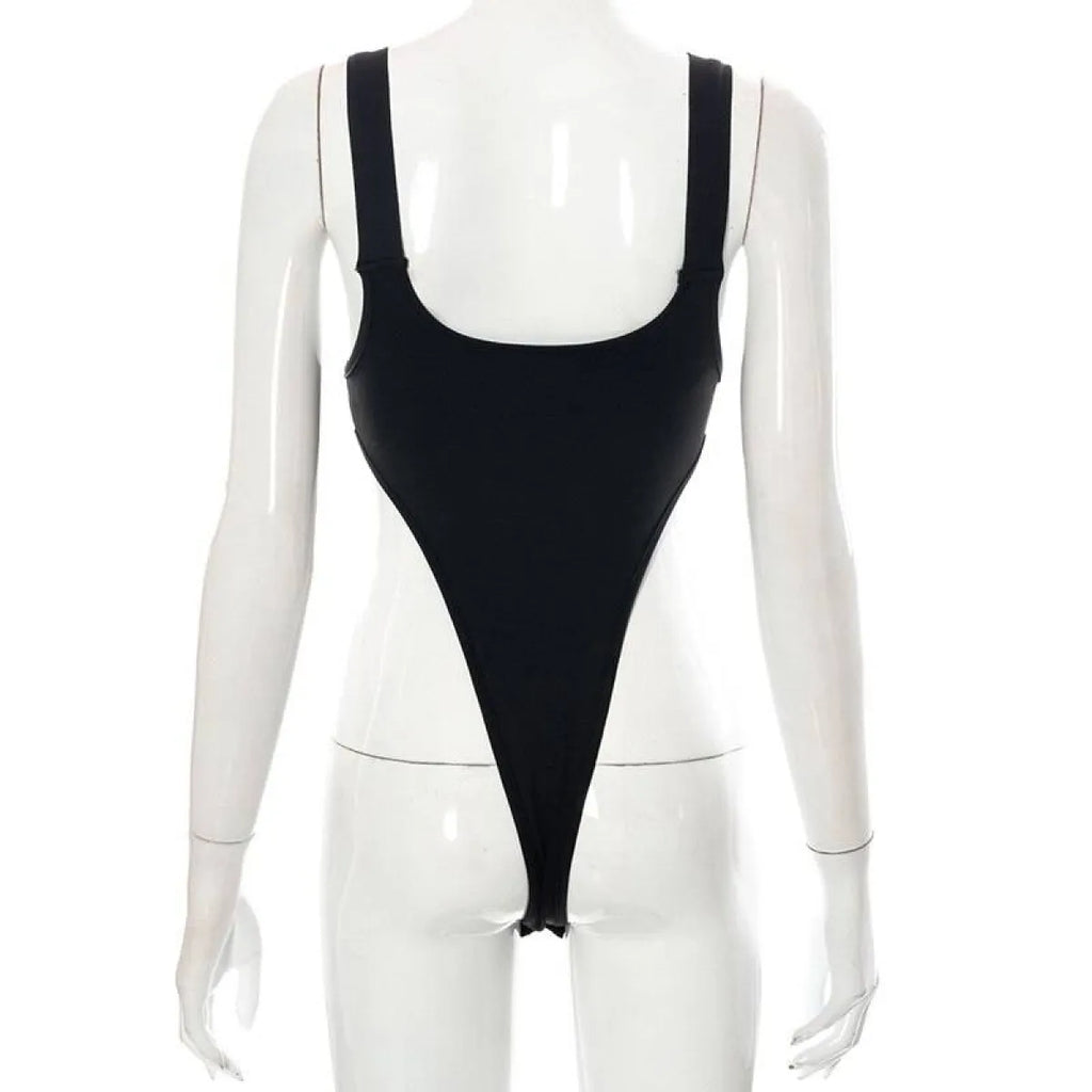 "Baby" Cut Out Bodysuit