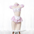 Kawaii Pink Apron Maid Lingerie Set