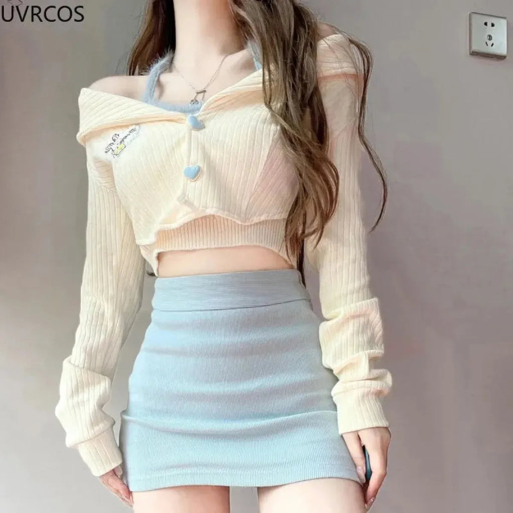 Knit Teddy Outfit
