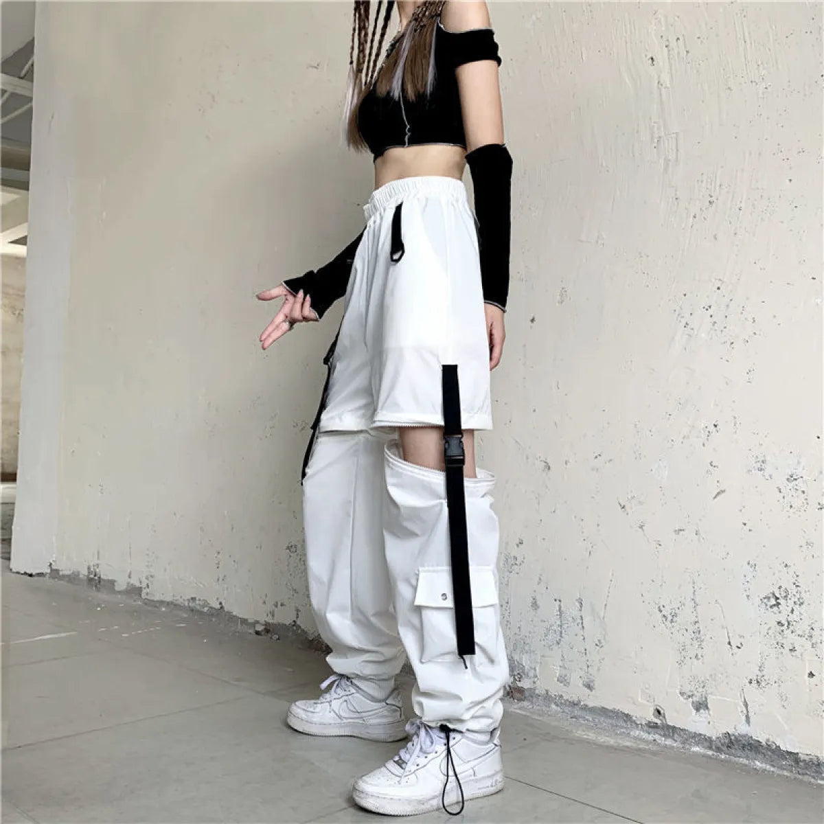 Korean Techwear Cargo Pants