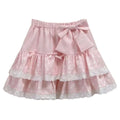 Layered Ruffle Skirt – Kawaii Sweet Lolita Bow Lace