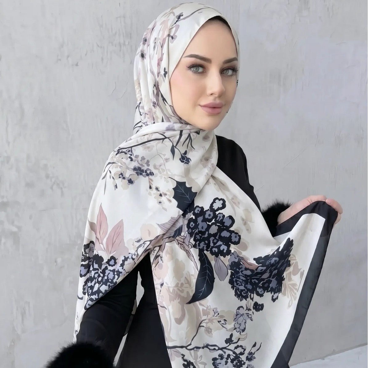 Printed Hijab Scarf(MH239)