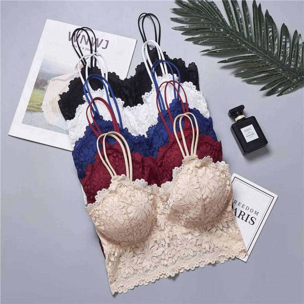 Lace V Neck Bralette