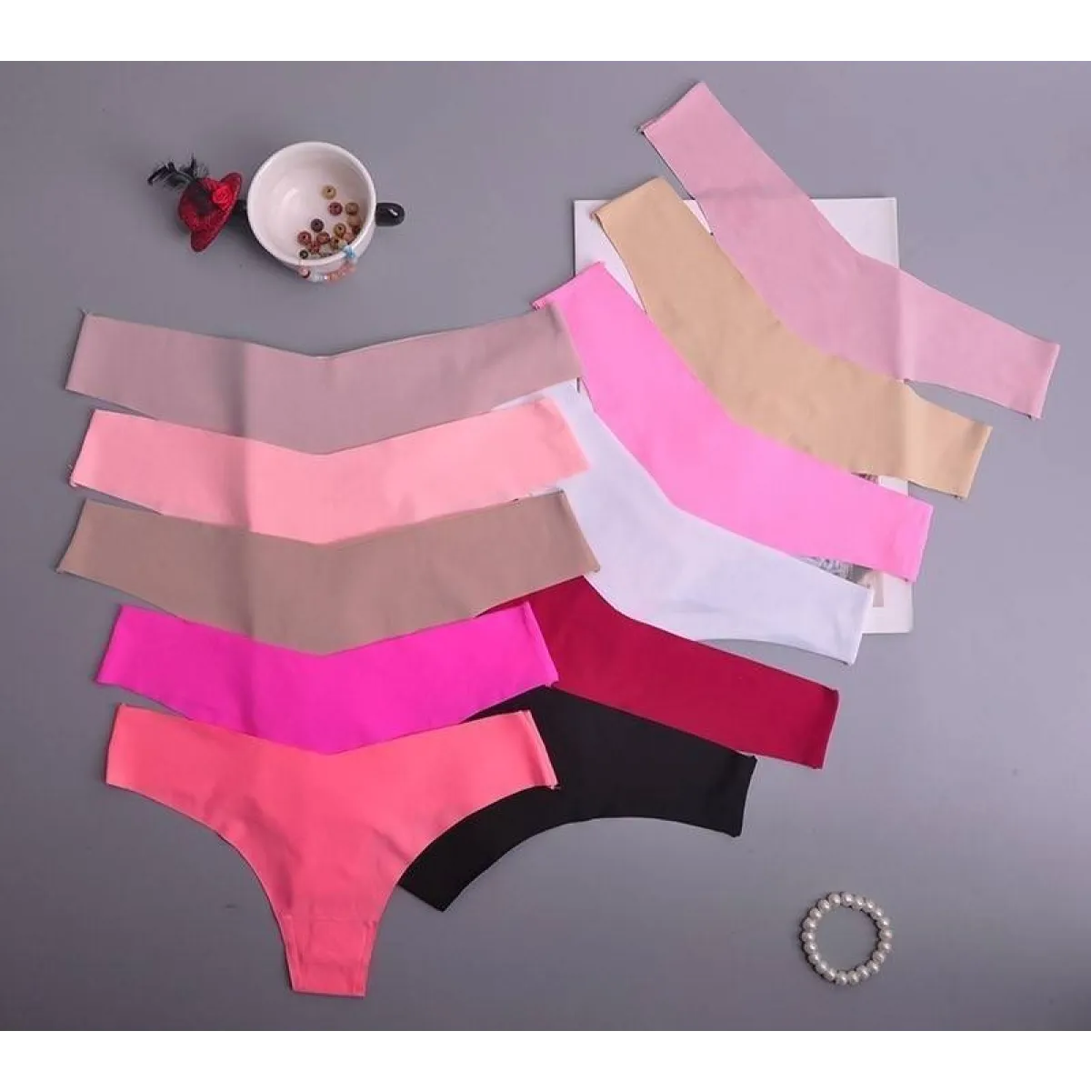 Silk Sexy Thongs for Women