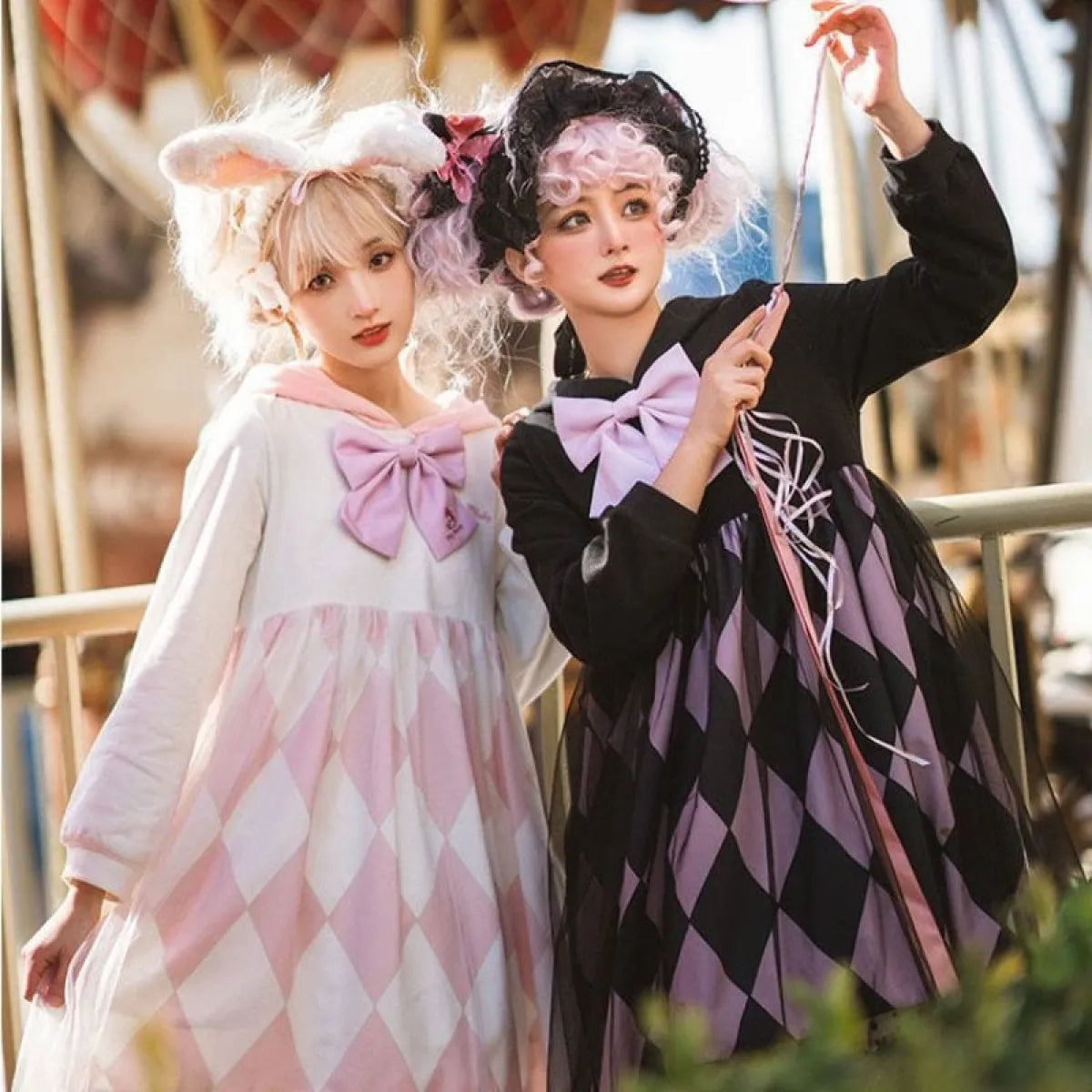 Kawaii Sweet Bow Lace Princess Dresses