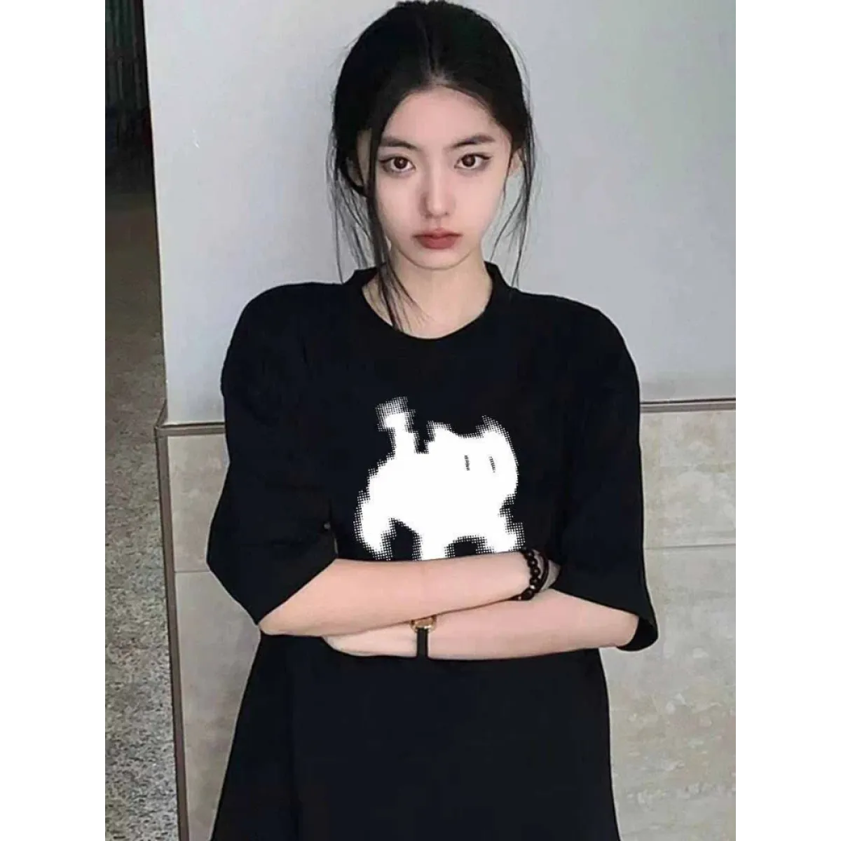 Y2K Buzzed Cat Tee