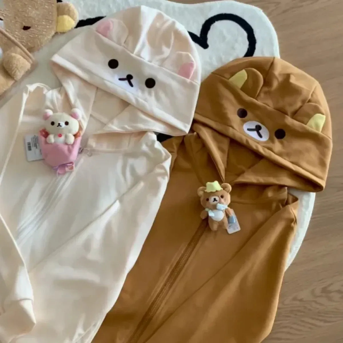 Y2K Harajuku Kawaii Hoodie – Sweet Soft Girl Zipper Cartoon Jacket